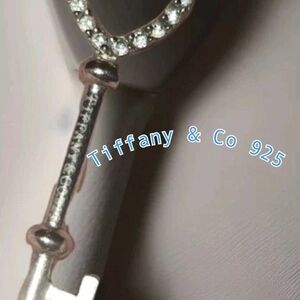 Tiffany & Co. Silver Key Pendant Necklace